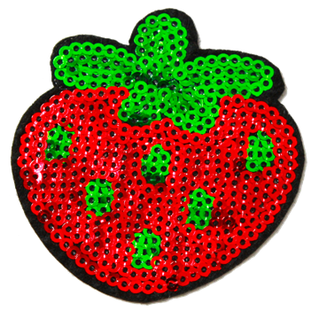strygemærke-jordbær-rød